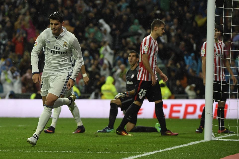  Alvaro Morata was Real Madrid's hero after his late strike sealed victory over Bilbao