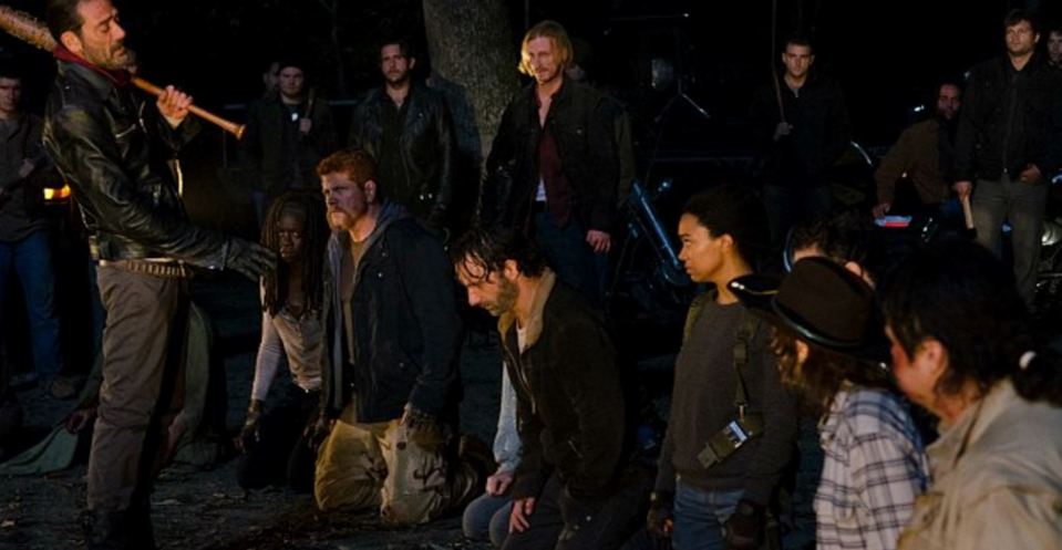  The gang were left at the mercy of Negan