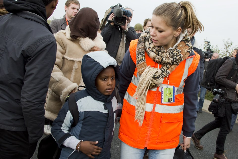 Unaccompanied children will stay in converted shipping containers whilst the rest of the camp is bulldozed