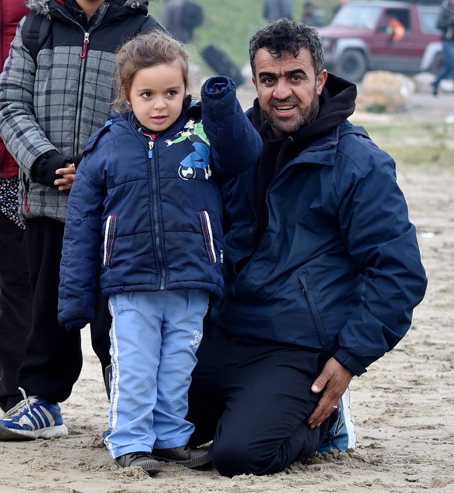  Dad Samad and his four-year-old daughter Lauwan have family in London