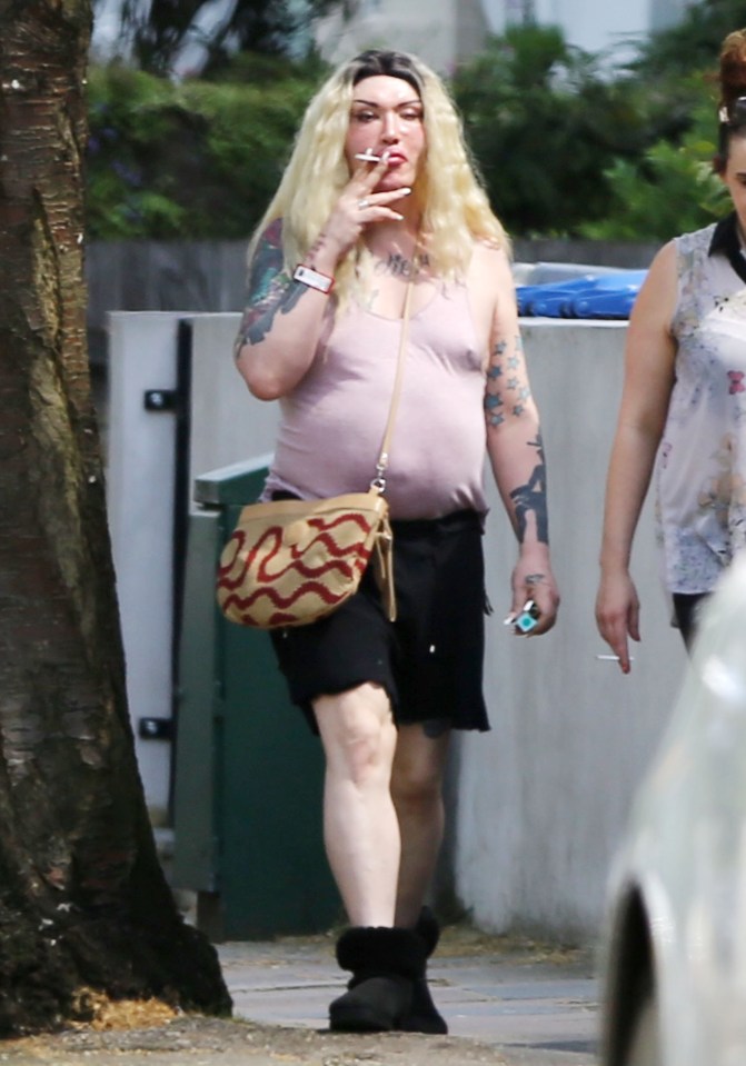  Pete looked remarkably different when he was papped out and about in May