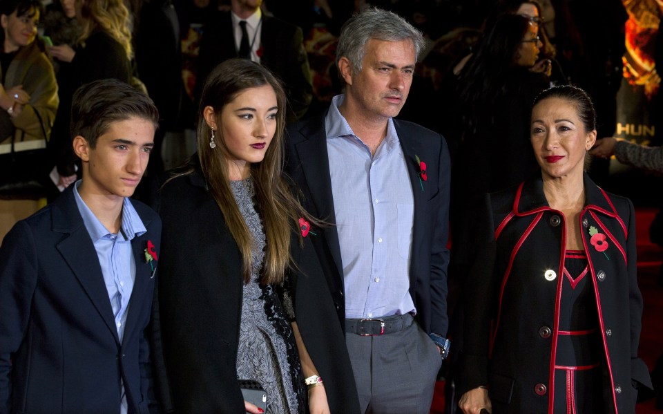 Jose Mourinho is finding life tough without his family in Manchester