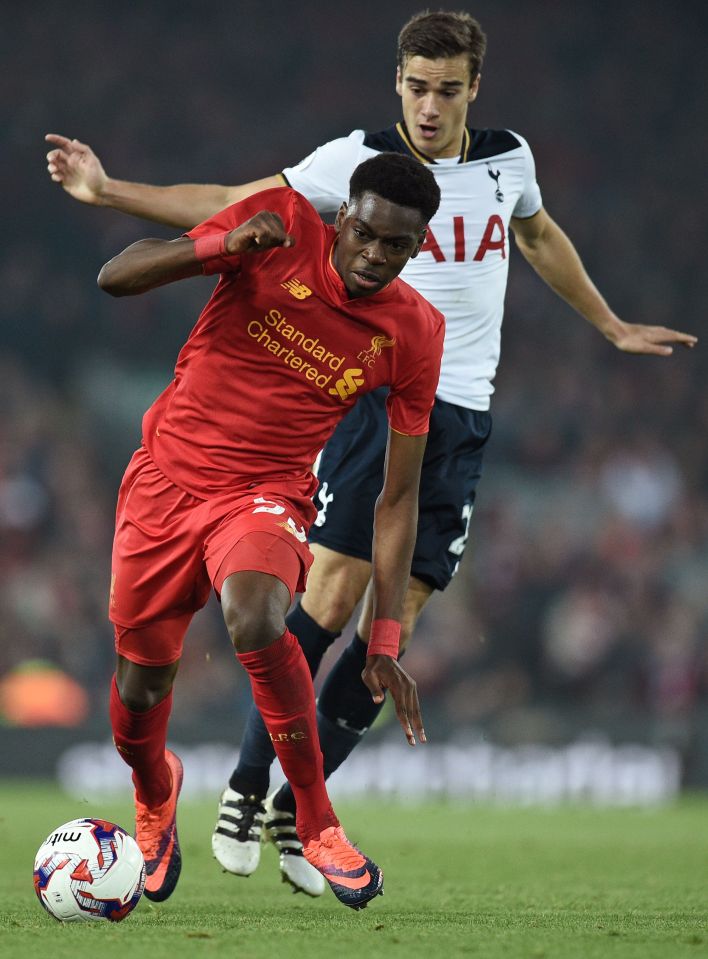 Ejaria made his Liverpool debut in the EFL Cup win over Tottenham