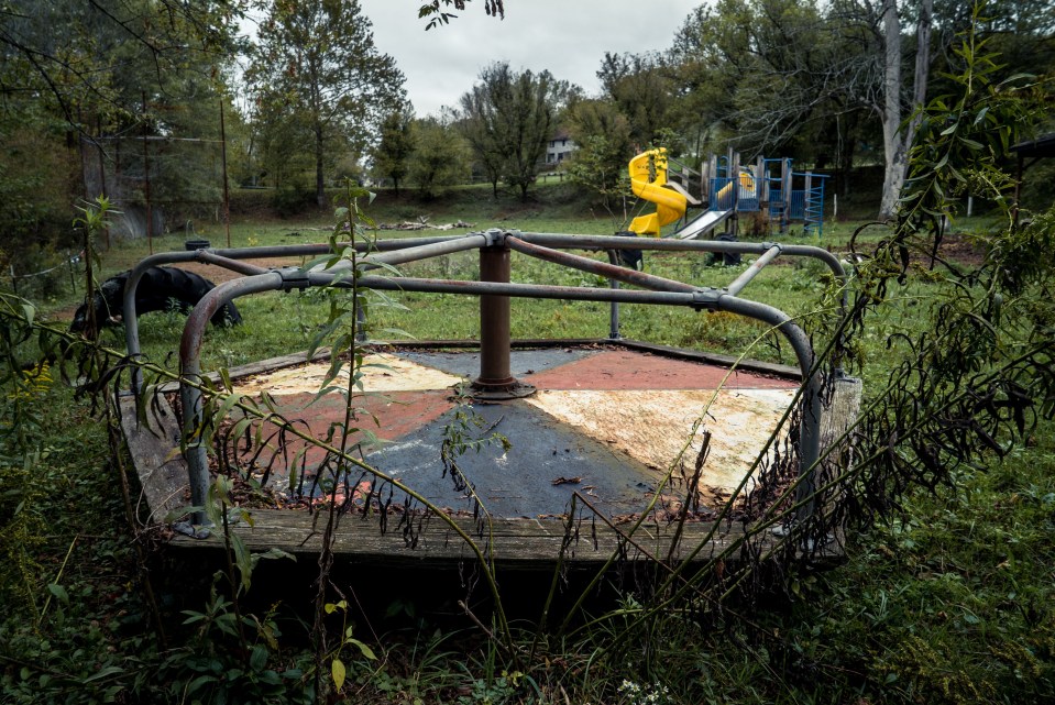  A forgotten playground within the town of Yellow Dog, Pennsylvania