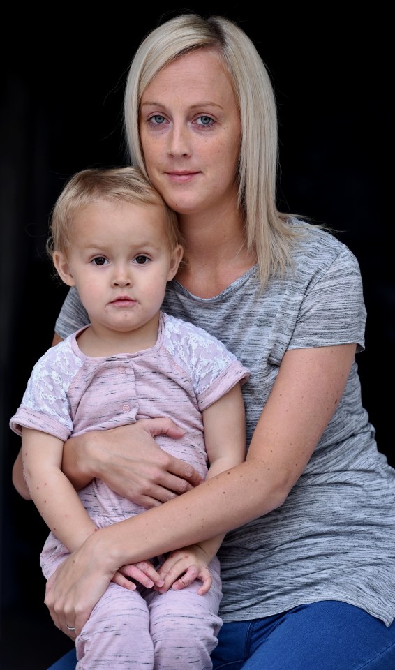 Danielle Weatherall with her daughter Aubrey