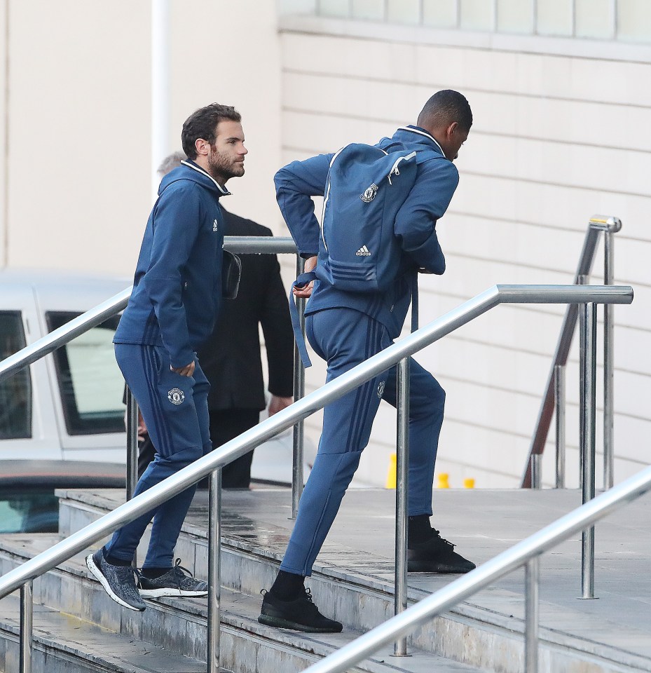  Juan Mata and Marcus Rashford