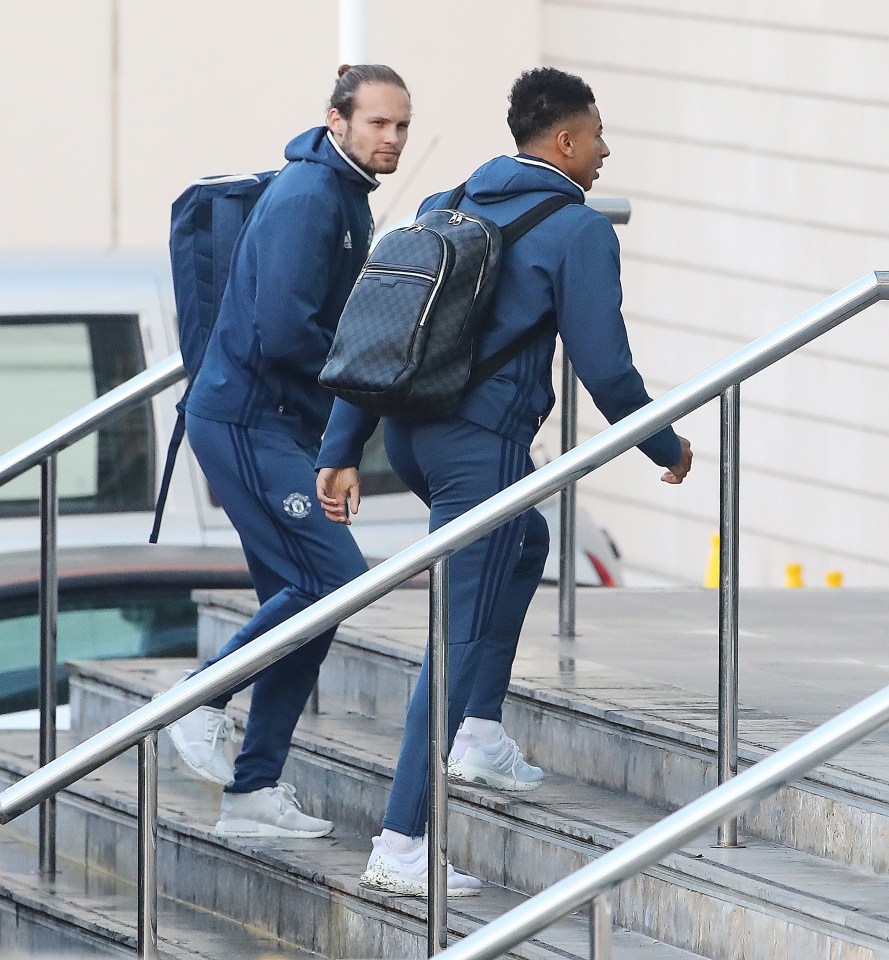  Daley Blind and Jesse Lingard