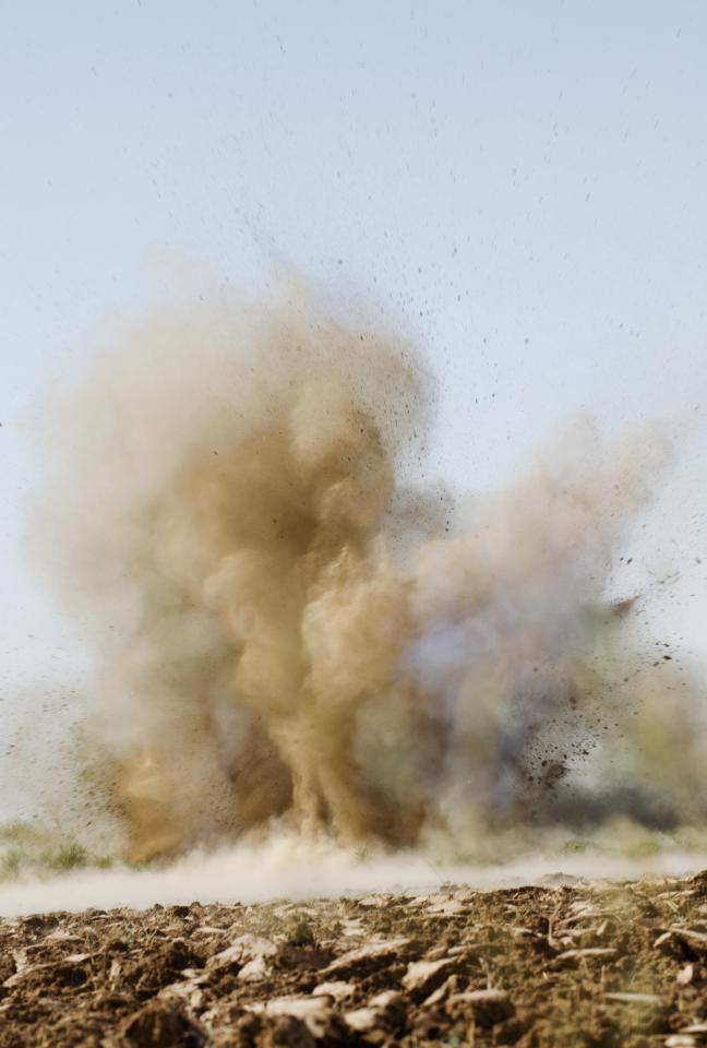  A Taliban bombmaker who claims he was illegally detained had dust from explosives 'all over him', a court has heard