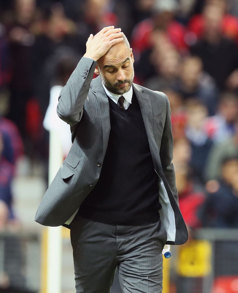  Pep Guardiola is suffered his worst ever spell as manager