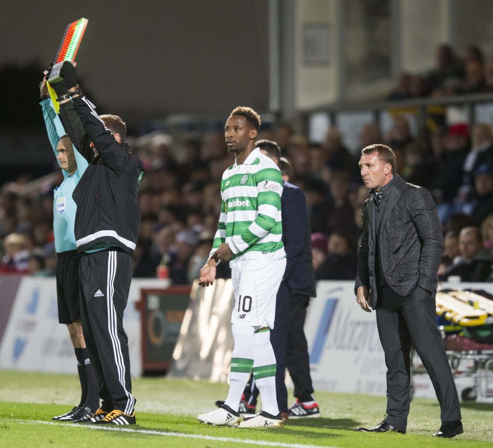 Dembele came off the bench, but still did enough to impress watching Manchester United scouts during Celtic's win at Ross County