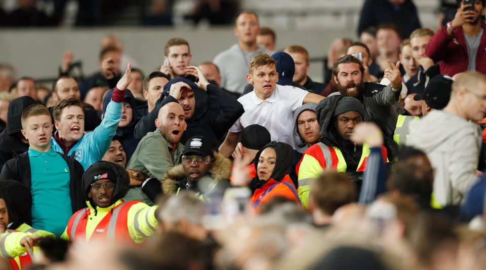  Trouble flared during the EFL Cup tie with Chelsea...and not for the first time this season