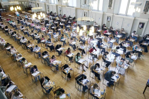 Students Taking Biology Test