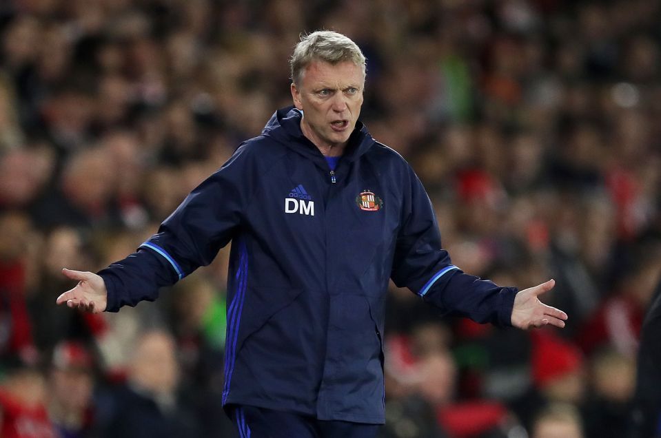 David Moyes will have to watch Sunderland's trip to Bournemouth from the stand