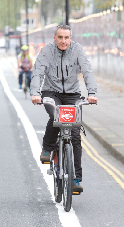  He is known to have used Boris bikes when travelling around the city previously