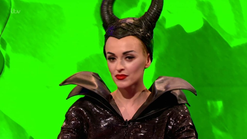  Fearne dressed as Disney villain Maleficent