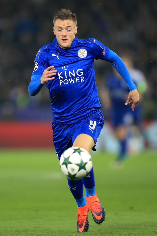 Vardy's work-rate and determination is not in question although he is missing a goal scoring spark 