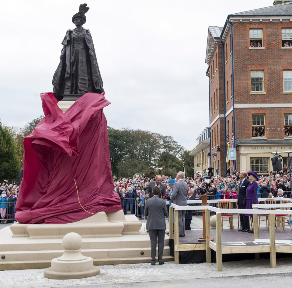 The Queen, Duke Of Edinburgh, Prince Of Wales & Duchess Of Cornwall Visit Poundbury