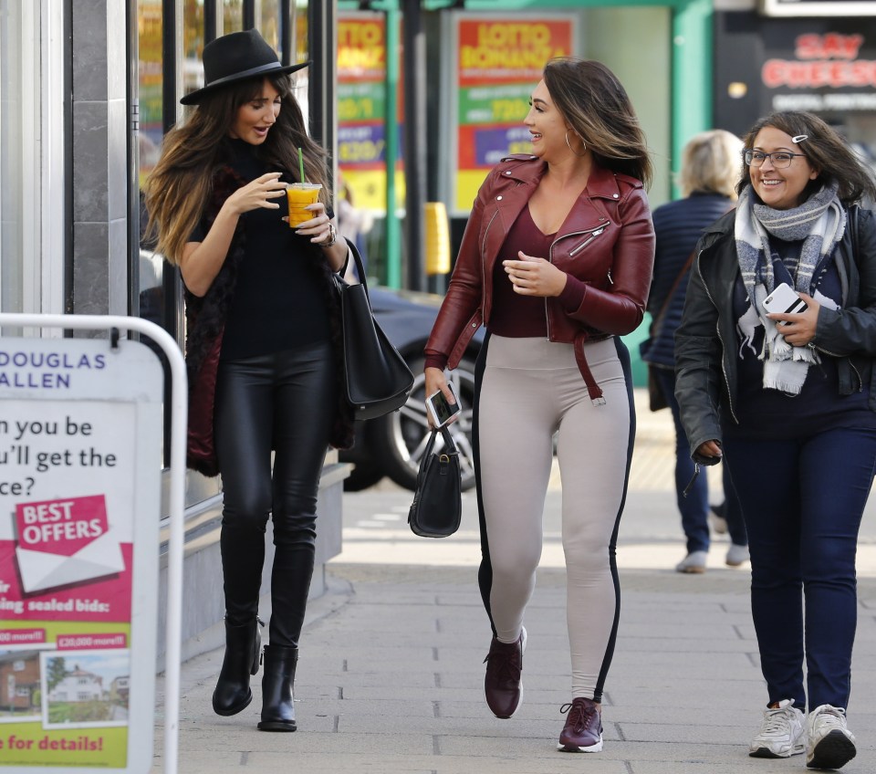 Lauren had Megan laughing and smiling during filming 