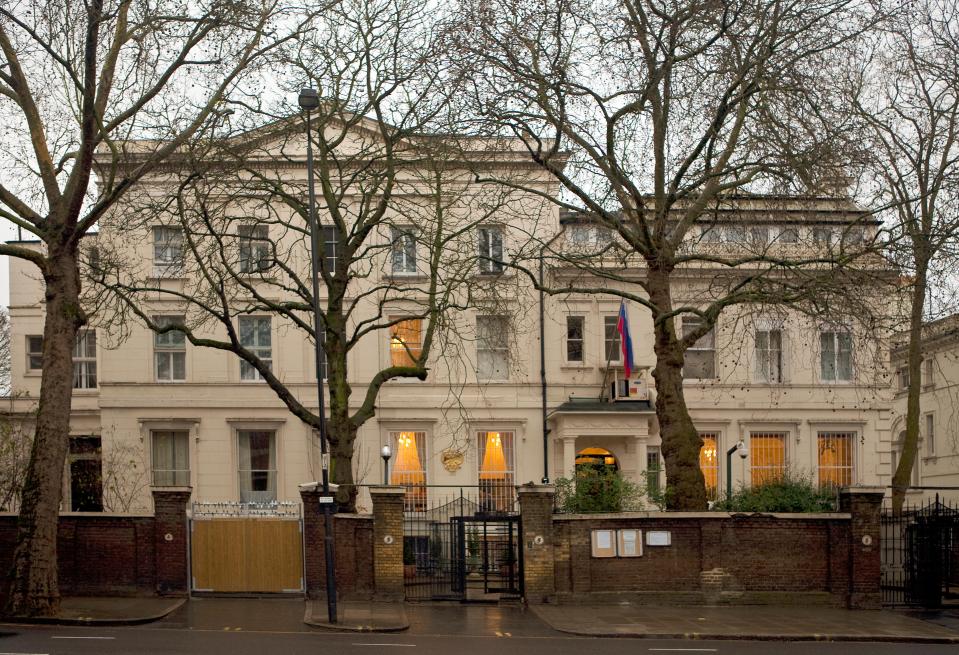  What were they thinking? ... Russian Embassy in London