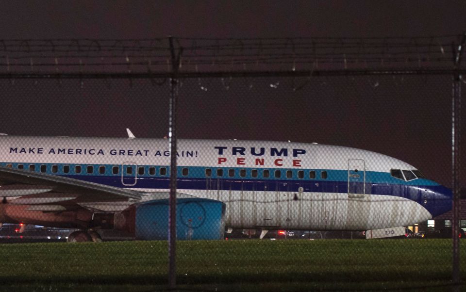 The jet was seen lying on its carriage next to a patch of grass