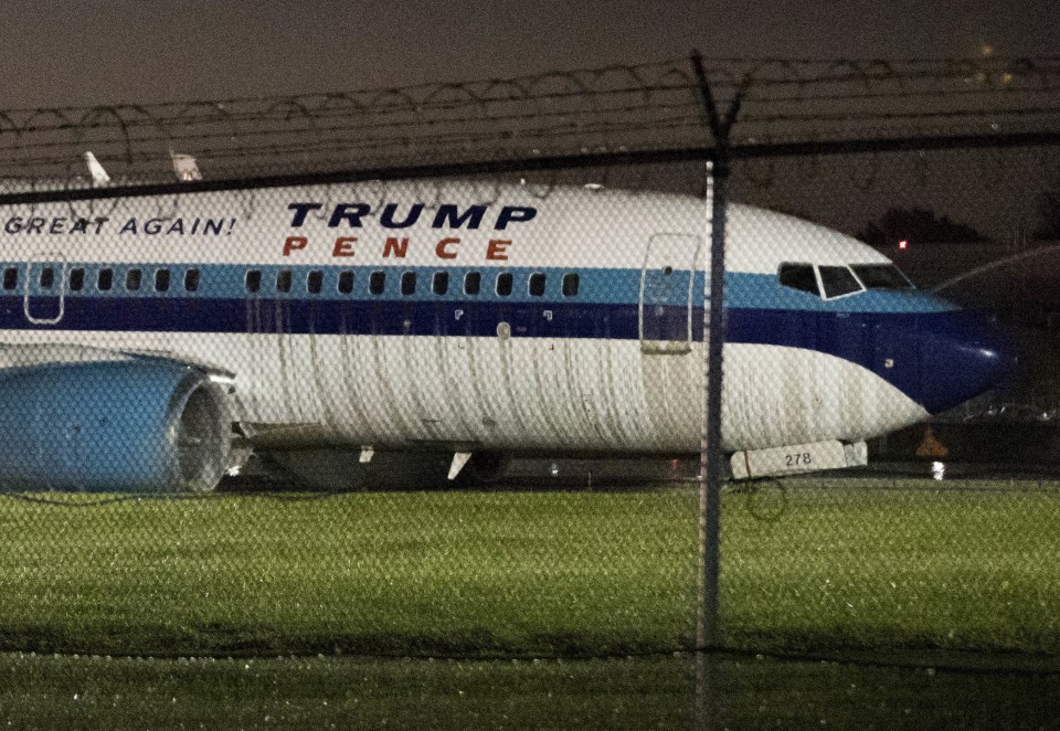 The incident occurred just after 8pm last night at New York's La Guardia airport