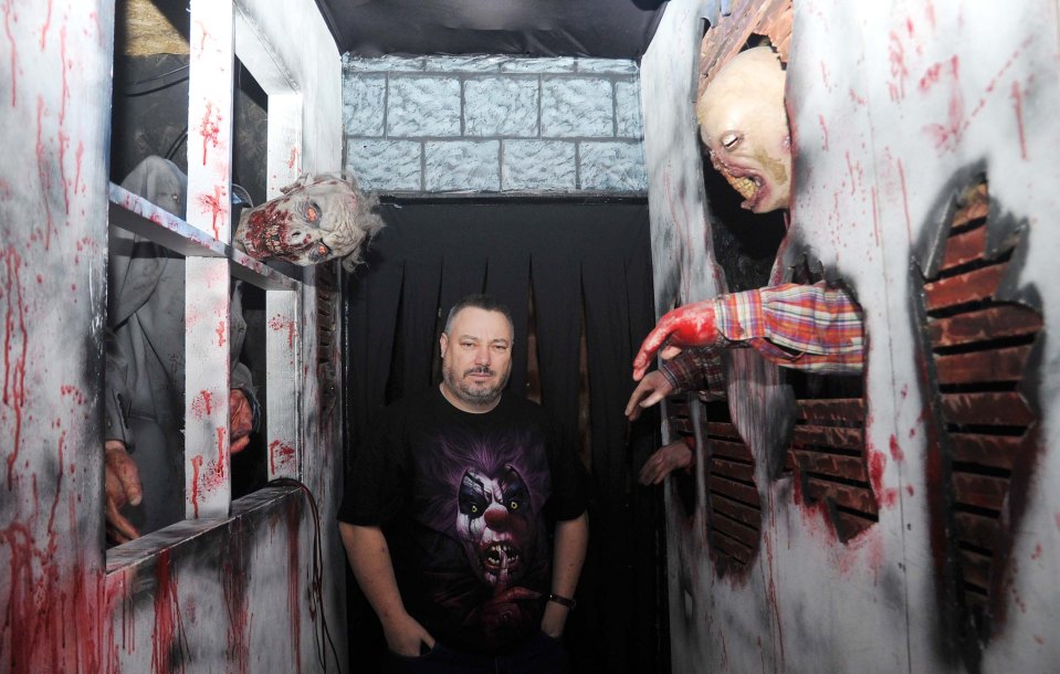 Halloween-obsessed Chris Walton has turned his house into a horror nightmare