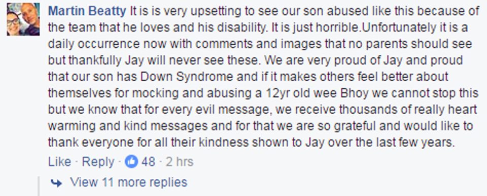  Jay's dad, Martin, said horrible comments about his son were a daily occurrence