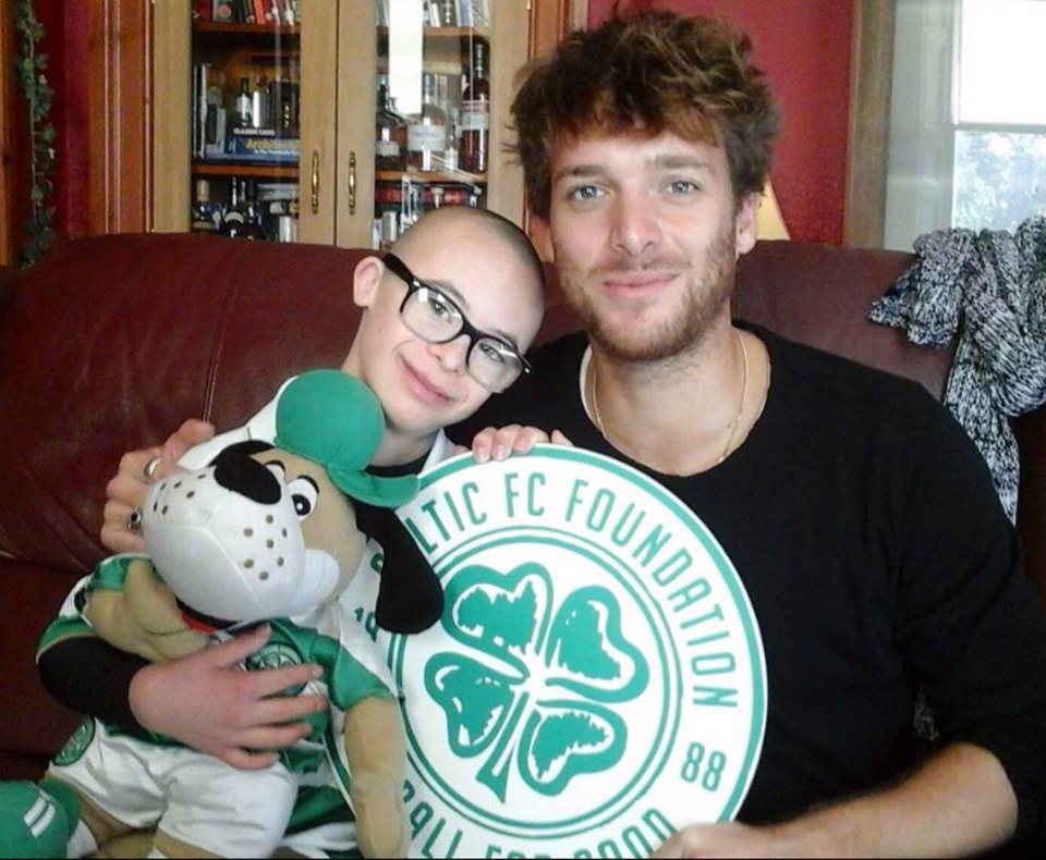  Jay's football hero, Paolo Nutini, has welcomed the young fan as new club ambassador