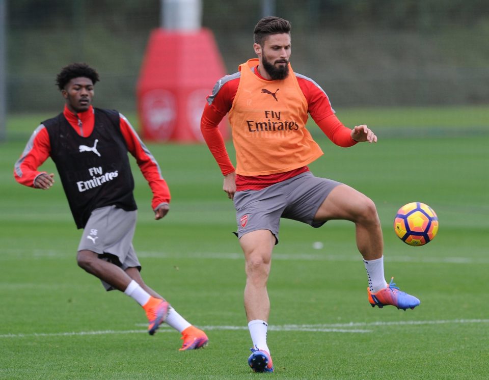 Giroud is preparing to return to first-team action