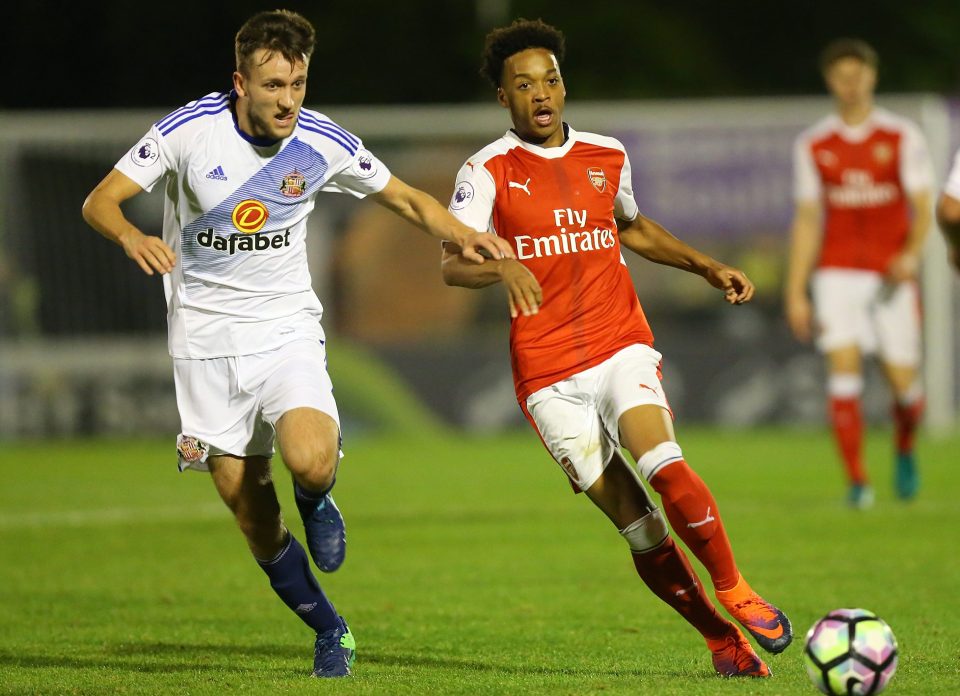 Chris Willock was impressive for the Gunners and struck a sweet goal