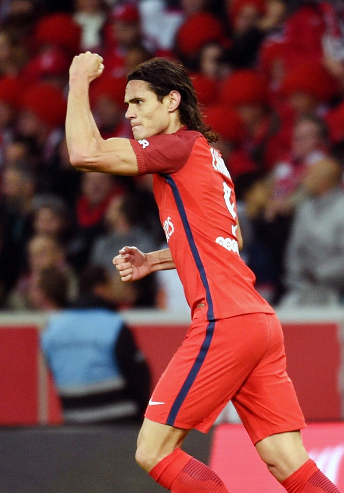 Edison Cavani was the PSG match-winner