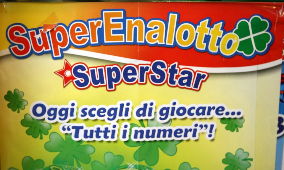  The lucky winner won £147million in the Italian Superenalotto