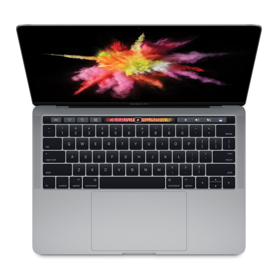  The new MacBook Pro features a 'touch bar' instead of traditional function keys