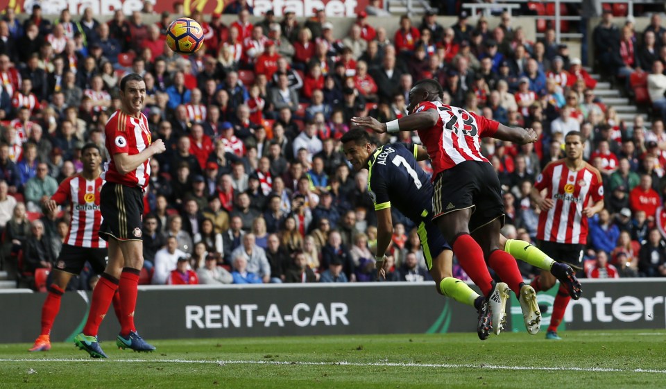 Alexis Sanchez got Arsenal off to a superb start, heading home in the 19th minute