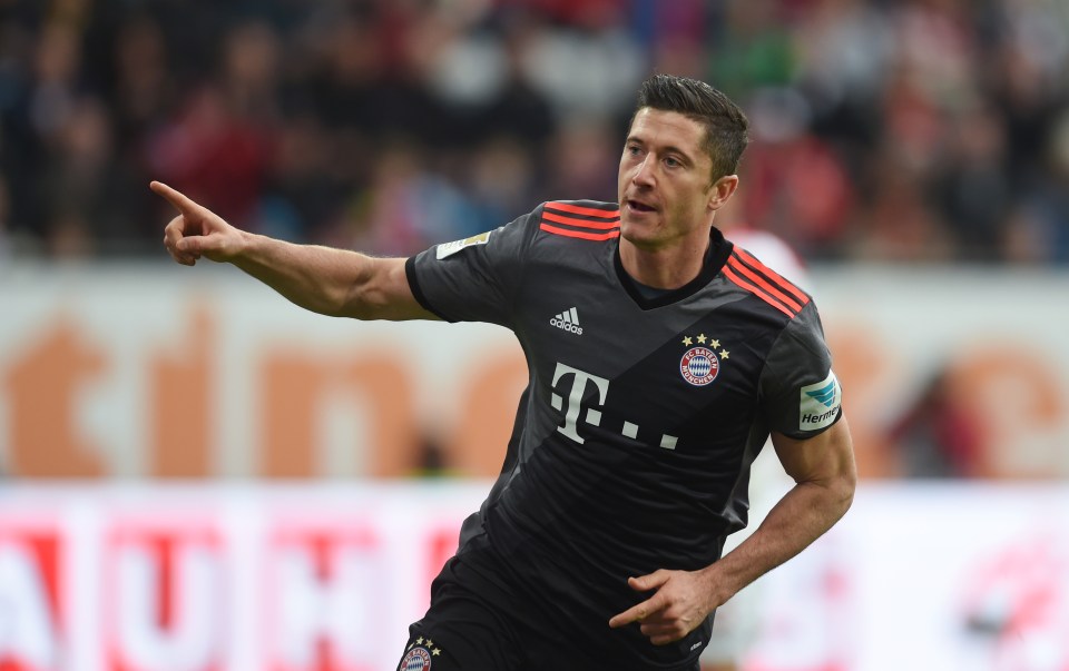  Robert Lewandowski ended his Bundesliga drought after just 19 minutes