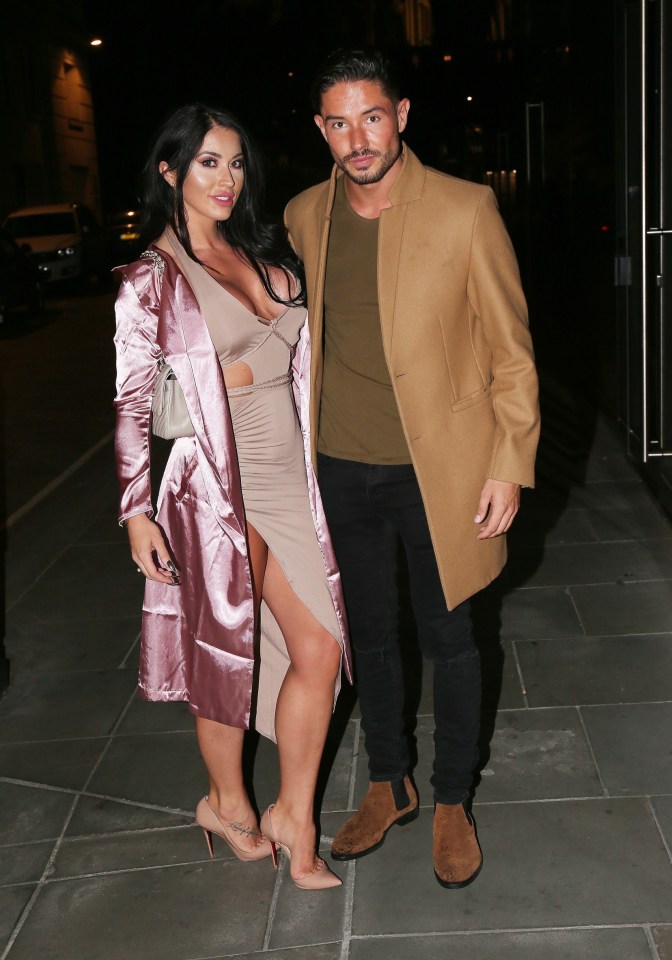 FAMEFLYNET - Jacqui Ryland Goes For A Dinner Date With Marty Nardelli In London