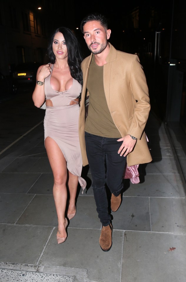 FAMEFLYNET - Jacqui Ryland Goes For A Dinner Date With Marty Nardelli In London