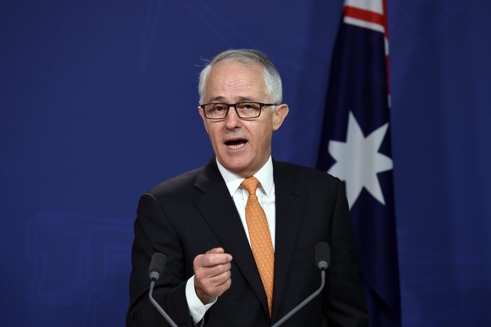  Australian Prime Minister Malcolm Turnbull is urging the EU to follow the same path as Australia in adopting similar immigration policies