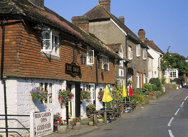  The argument took place in the sleepy village of Fittleworth in West Sussex