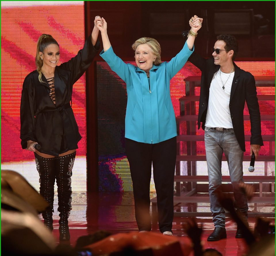 ***BESTPIX*** Jennifer Lopez Gets Loud For Hillary Clinton At GOTV Concert In Miami