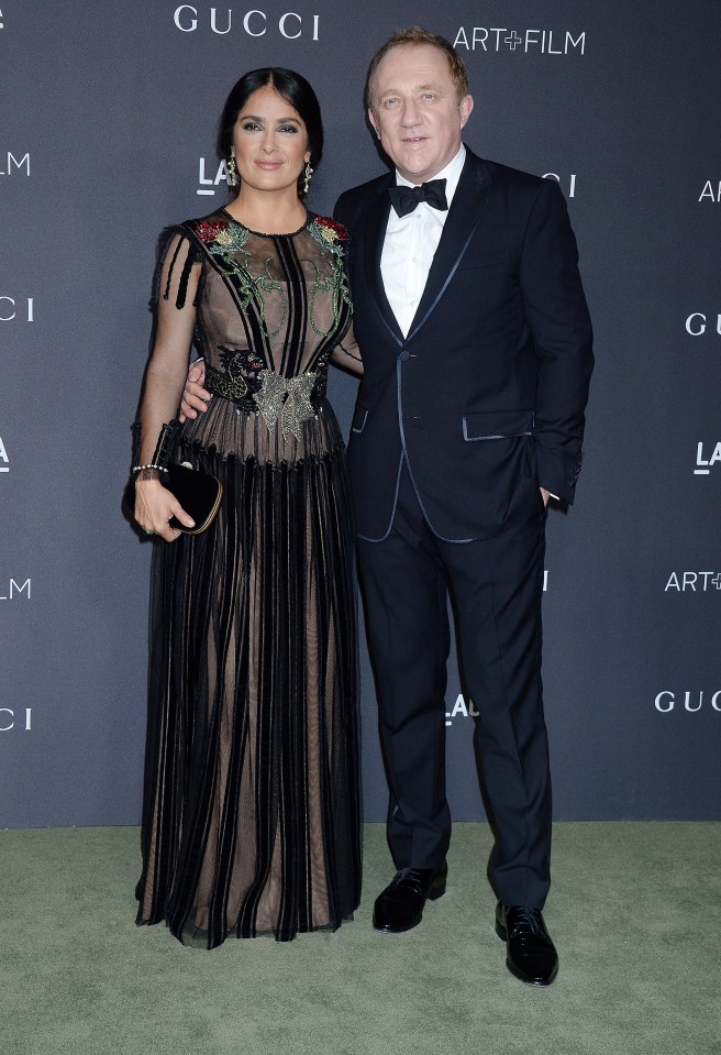 Salma has a daughter with French businessman François-Henri Pinault