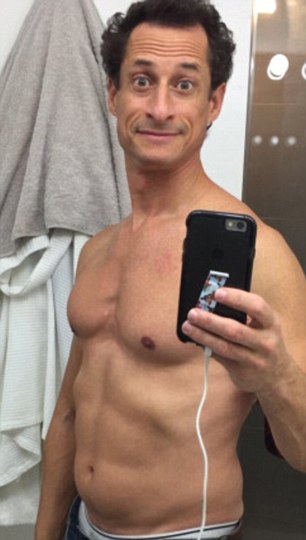 Shame ... Sexting former congressman Anthony Weiner 