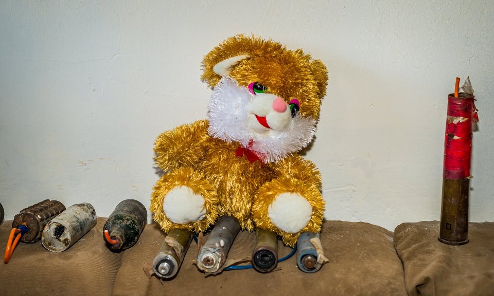  The sick terror thugs used kids soft toys to disguise explosives