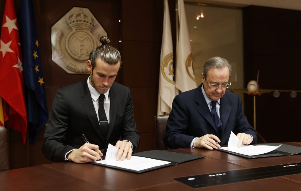 President Florentino Perez is a big fan of Bale