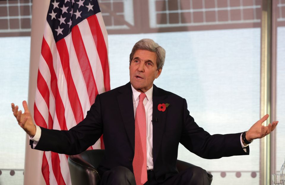 US Secretary of State John Kerry has been visiting London