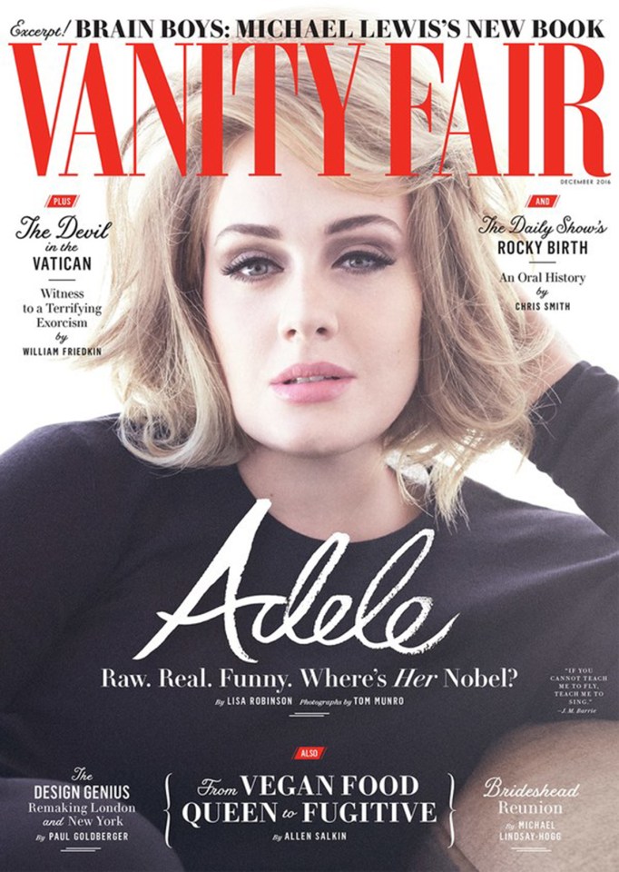 Adele has opened up about suffering from post-natal depression in the latest issue of Vanity Fair