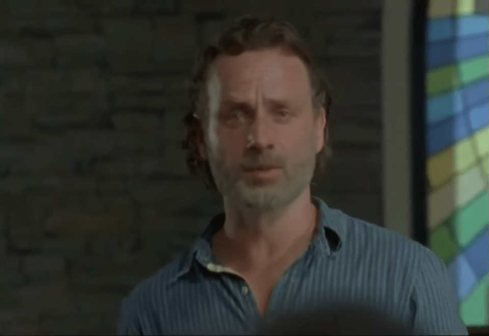  Rick has given up after Negan's devastating attack