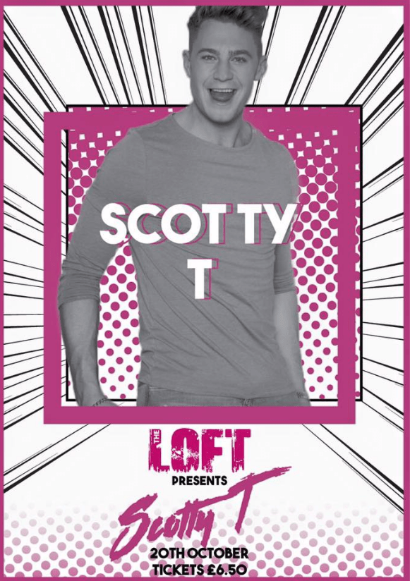  Scotty was booked to make an appearance at the venue