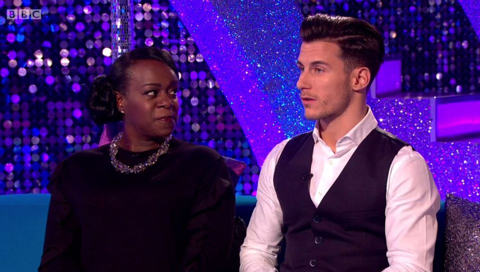  Tameka and dance partner Gorka became the second couple to be eliminated