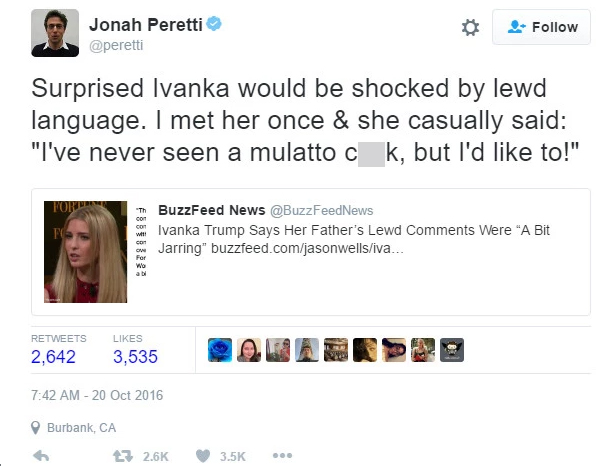 Jonah Peretti Tweet 